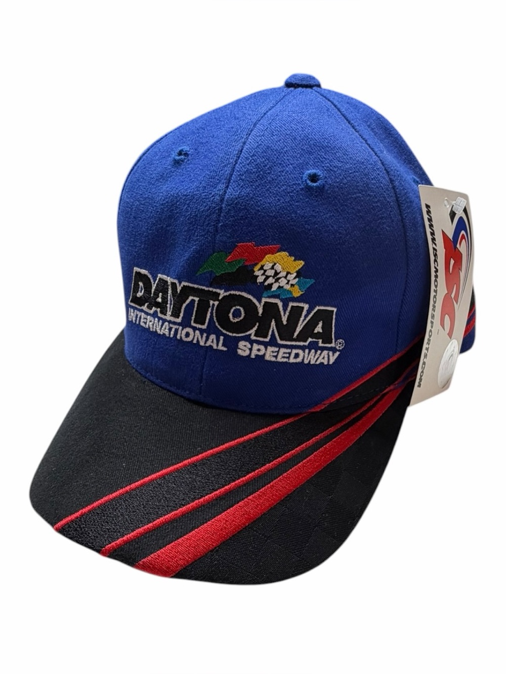 Nascar Daytona International Speedway 90s Vtg Racing Embroidered Blue Hat One Sz
